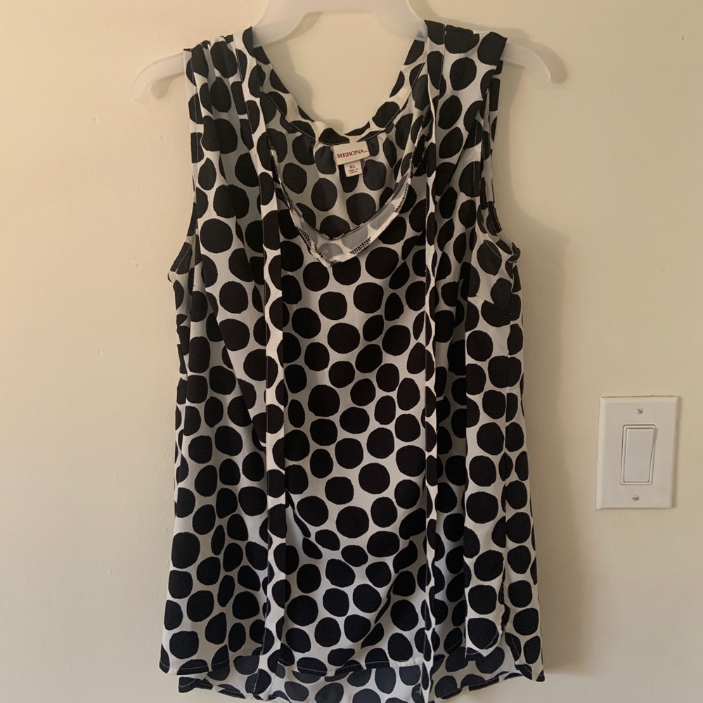 Polka dot tank top